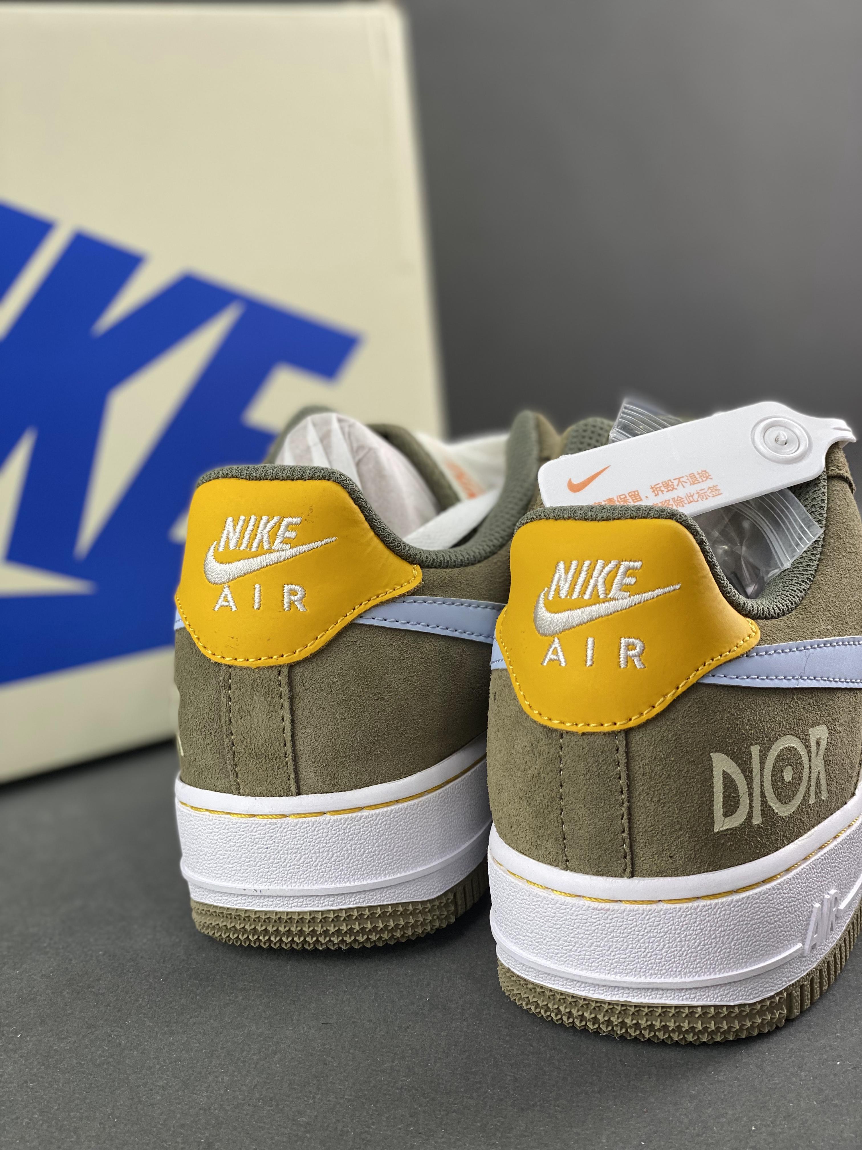 Corporate-level Nike Air Force 1 '07 Low "dior Joint--bamboo Green" Air Force 1 Low-top Sports Shoes Casual Shoes Item Number: Hx123-003 Size: 36-45 (with Half Size) 9 - Image 2