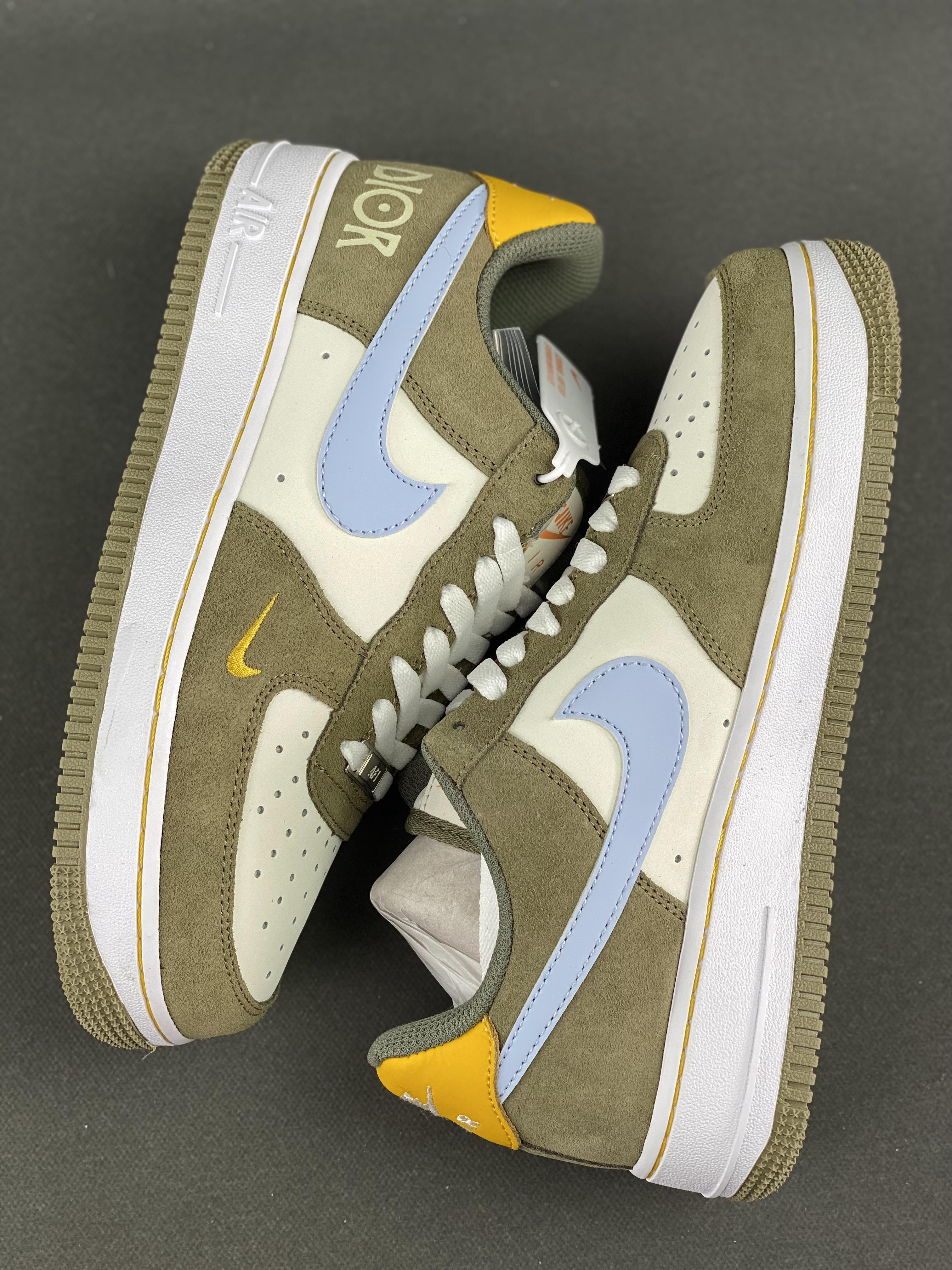 Corporate-level Nike Air Force 1 '07 Low "dior Joint--bamboo Green" Air Force 1 Low-top Sports Shoes Casual Shoes Item Number: Hx123-003 Size: 36-45 (with Half Size) 9 - Image 6